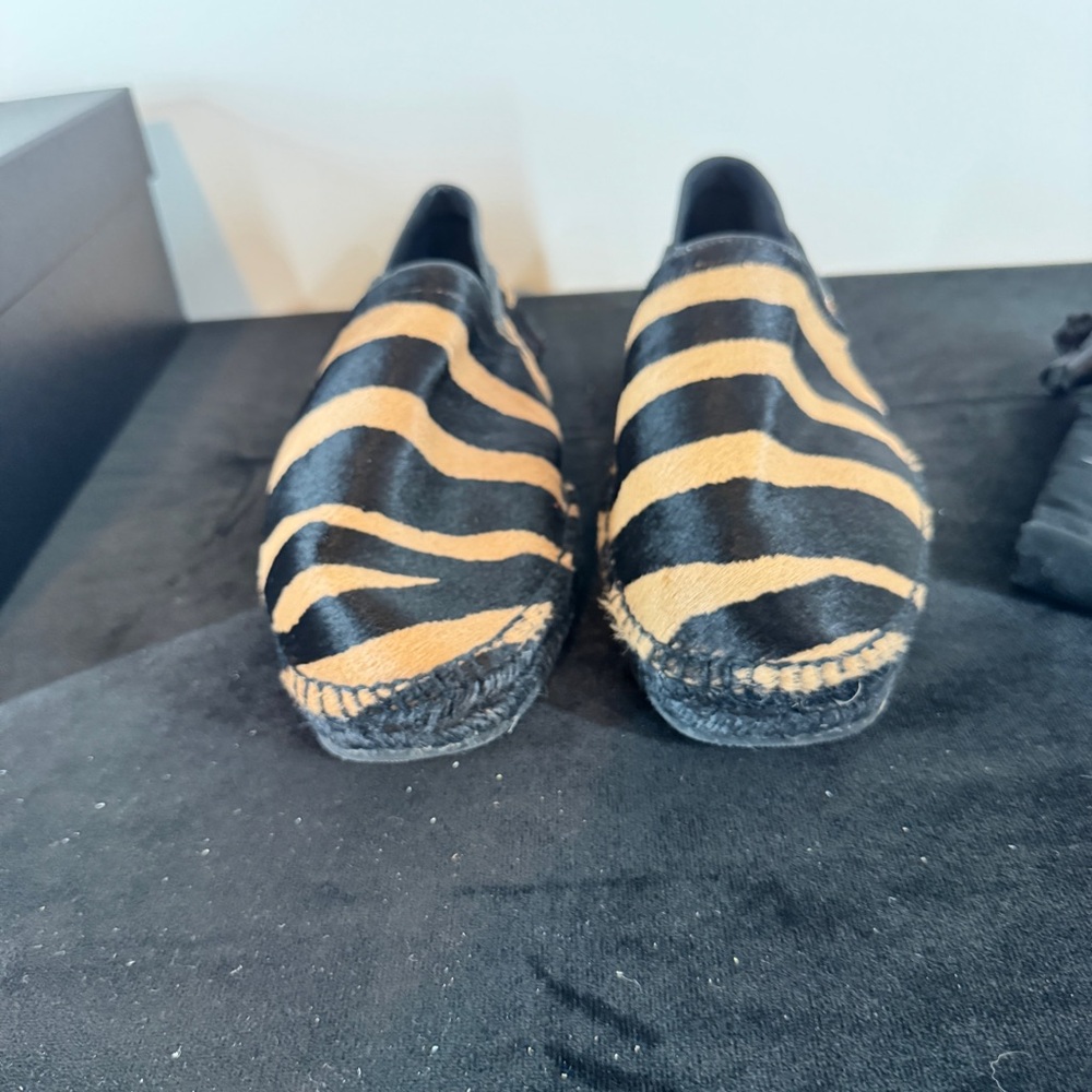 Zebra Print Espadrilles